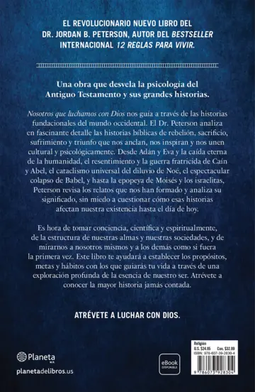 Contraportada Nosotros que luchamos con Dios (Spanish Edition)