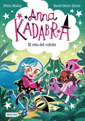 Portada Anna Kadabra 14. El reto del volcán