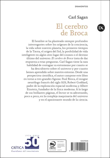 Contraportada El cerebro de Broca