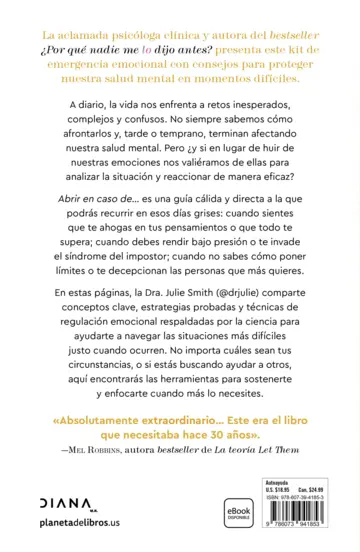 Contraportada Abrir en caso de... (Spanish Edition)