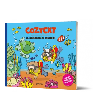 Portada Cozy Cat 4. ¡A conocer el mundo!