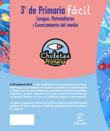 Contraportada Chuletas para 3º de Primaria