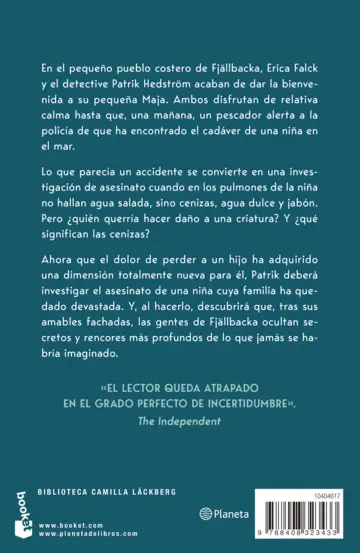 Contraportada Las hijas del frío (Los crímenes de Fjällbacka)