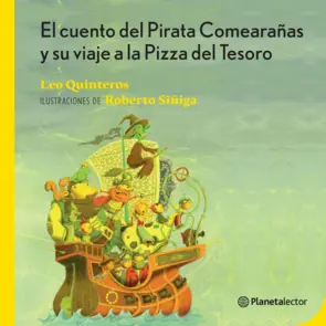 Portada El cuento del Pirata Comearañas y su viaje a la Pizza del Tesoro