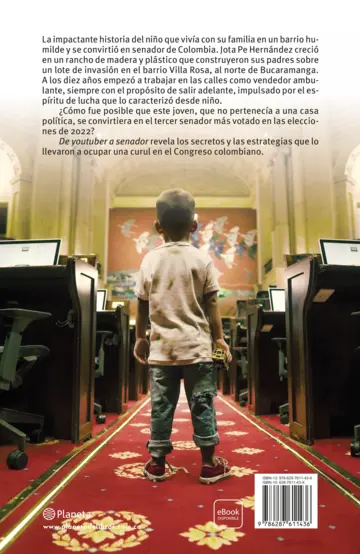 Contraportada De youtuber a senador