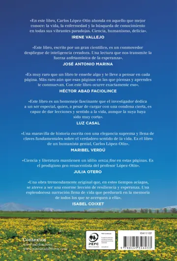 Contraportada La eternidad y un día más
