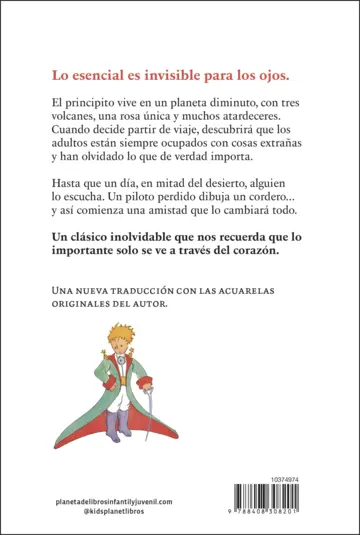 Contraportada El Principito