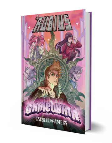 Contraportada Escuela de gamers II. Gamedonia