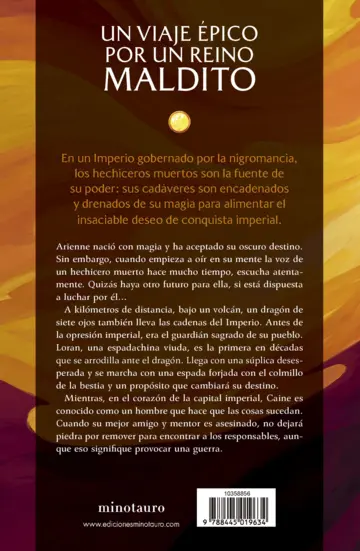 Contraportada El Imperio sangriento nº1 La sangre de los antiguos reyes