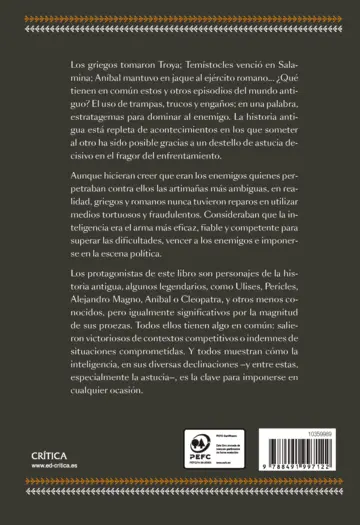 Contraportada El mundo antiguo en 20 estratagemas