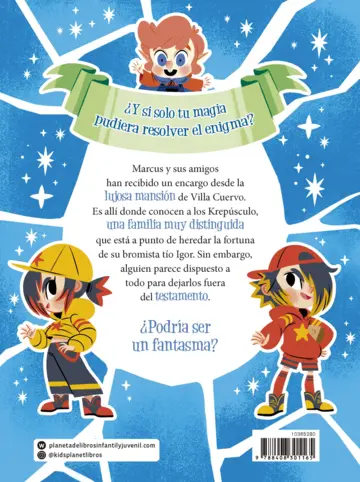 Contraportada Marcus Pocus. Mágicos misterios 2. El fantasma bromista