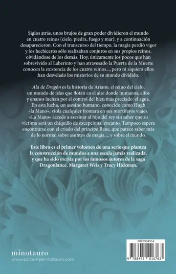 Contraportada El Ciclo de la Puerta de la Muerte nº 01/07 Ala de Dragón