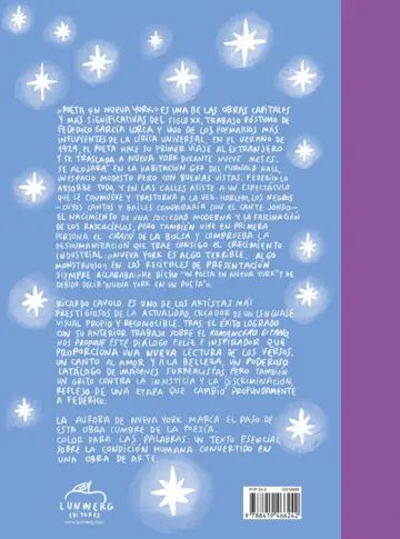 Contraportada Poeta en Nueva York