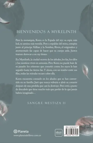 Contraportada El trono de la sombra