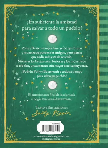 Contraportada Una amistad monstruosa 3. En busca de la bruja plateada