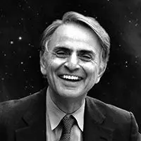 Retrato de Carl Sagan